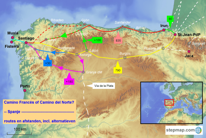 stepmap-karte-distances-spain-nl-1379101